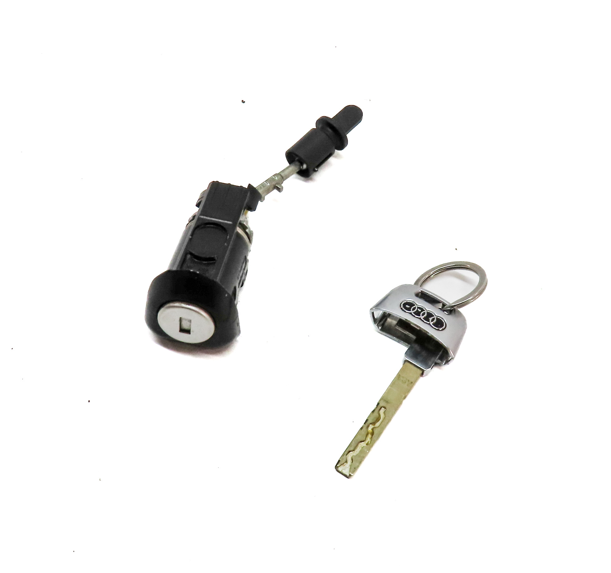 2017 AUDI A4 (B9 8W) FRONT LEFT DRIVER DOOR LOCK CYLINDER w/ KEY — exact item pictured